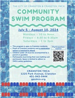 Mayor Hopkins Announces 2024 Cranston Community Swim Program, Splash Pad Open